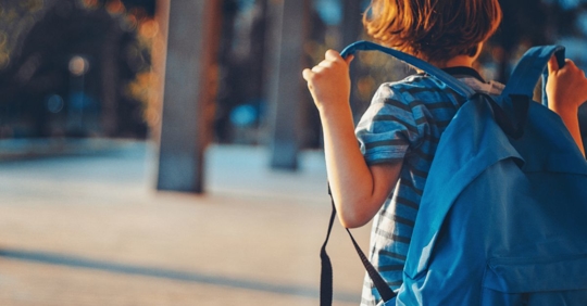 child going back to school